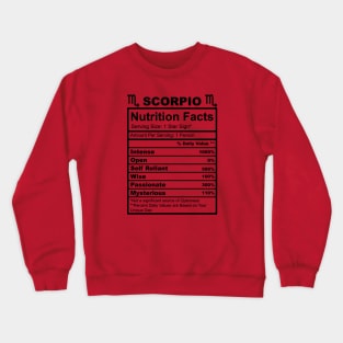 Scorpio Facts Crewneck Sweatshirt